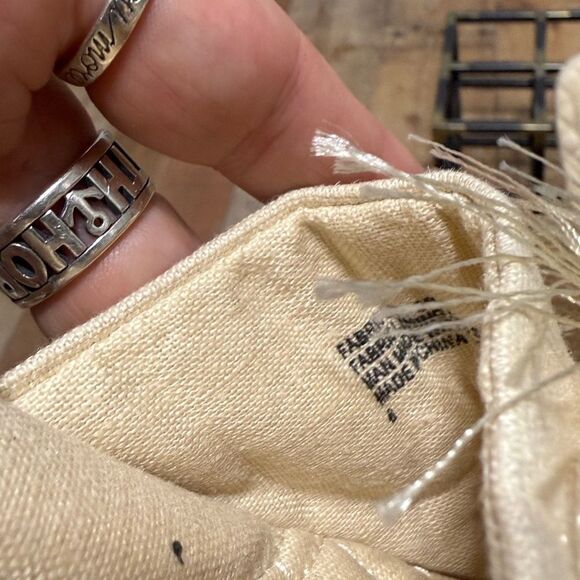 Birdies The Songbird Mule Linen Fabric Cream 6 Pom Fringe Feather Cushion Glam - Picture 7 of 10